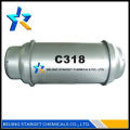 high purity 99.999% Octafluoropropane, C318 gas, C4F8 gas